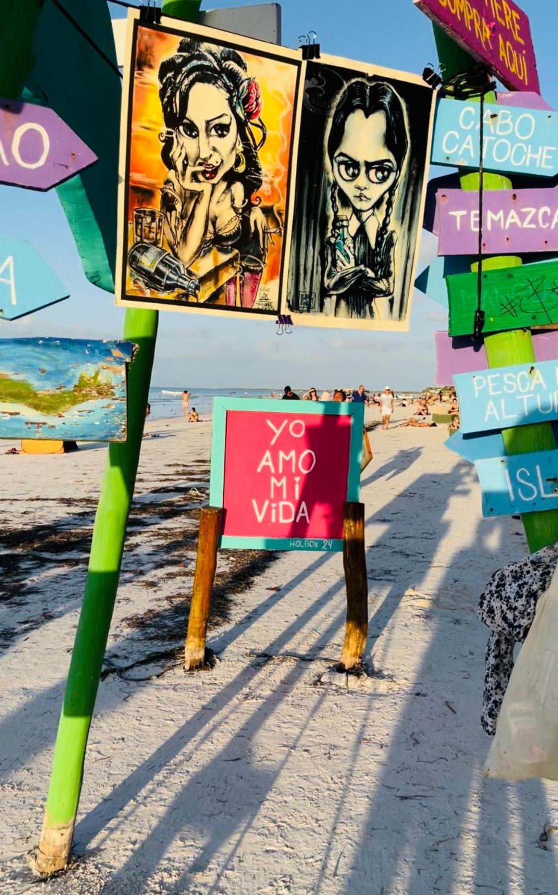 Pachamama Holbox - Hostel & Private Apartments Bagian luar foto